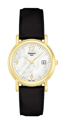 Tissot Carson Quartz 27 Yellow Gold / MOP / Strap